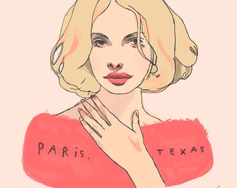 Paris, Texas / Wim Wenders - mini glossy print (5x7'')