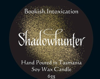 Shadowhunter Soy Wax Candle - Cassandra Clare inspired - The Mortal Instruments - The Infernal Devices