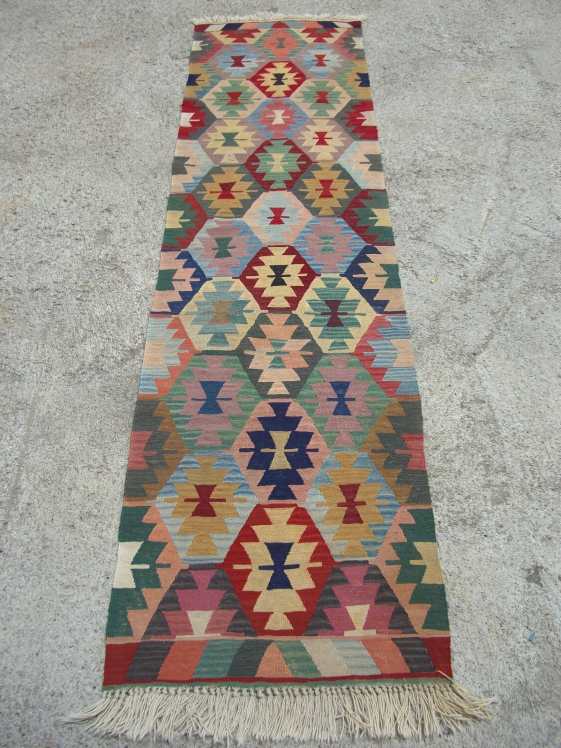 Kilim RUNNER Rug Hallway Rug 128 x 303 Kilim