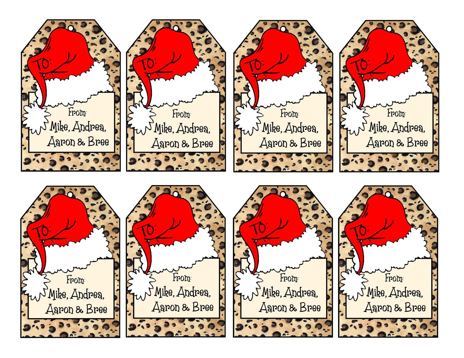 christmas labels