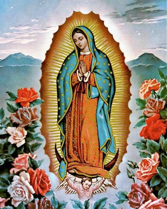 Our Lady Of Guadalupe Virgin Mary Blessed Mother Virgen De