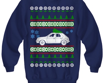 Dodge Omni GLH turbo Ugly Christmas Sweater 1986 xmas gift 1980s boost race car boosted fast cars radwood american