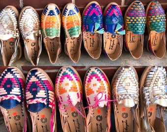 Mexican leather huaraches size 6-6.5