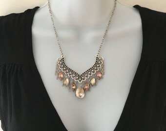 Brestplate and Swarovski elements Necklace