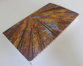 Fall Trees Notebook - 75 pgs - Travelers Notebook - Journal - Bullet Journal - Writing Journal