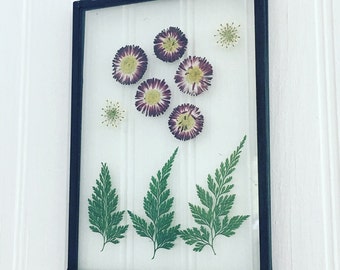 Pressed flower art | Etsy