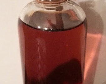 Jolie Madame, Balmain, Eau de Toilette, Splash Bottle, Vintage, Leather, Violet, Gift for Her, Mother's Day