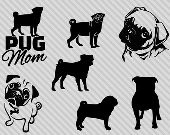 Download Pugs dog svg | Etsy