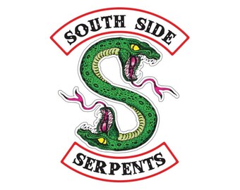 Riverdale Jacket DIY South Side Serpants Embroidery Patch Southside Serpant Iron On Jughead Cole Sprouse Halloween Costume