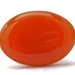 New! Orange CARNELIAN Oval Cabochons, flat back, Choose a Size, genuine gemstones, deep orange