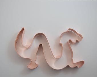 Chinese Dragon ~ Copper Cookie Cutter ~ Handcrafted by The Fussy Pup