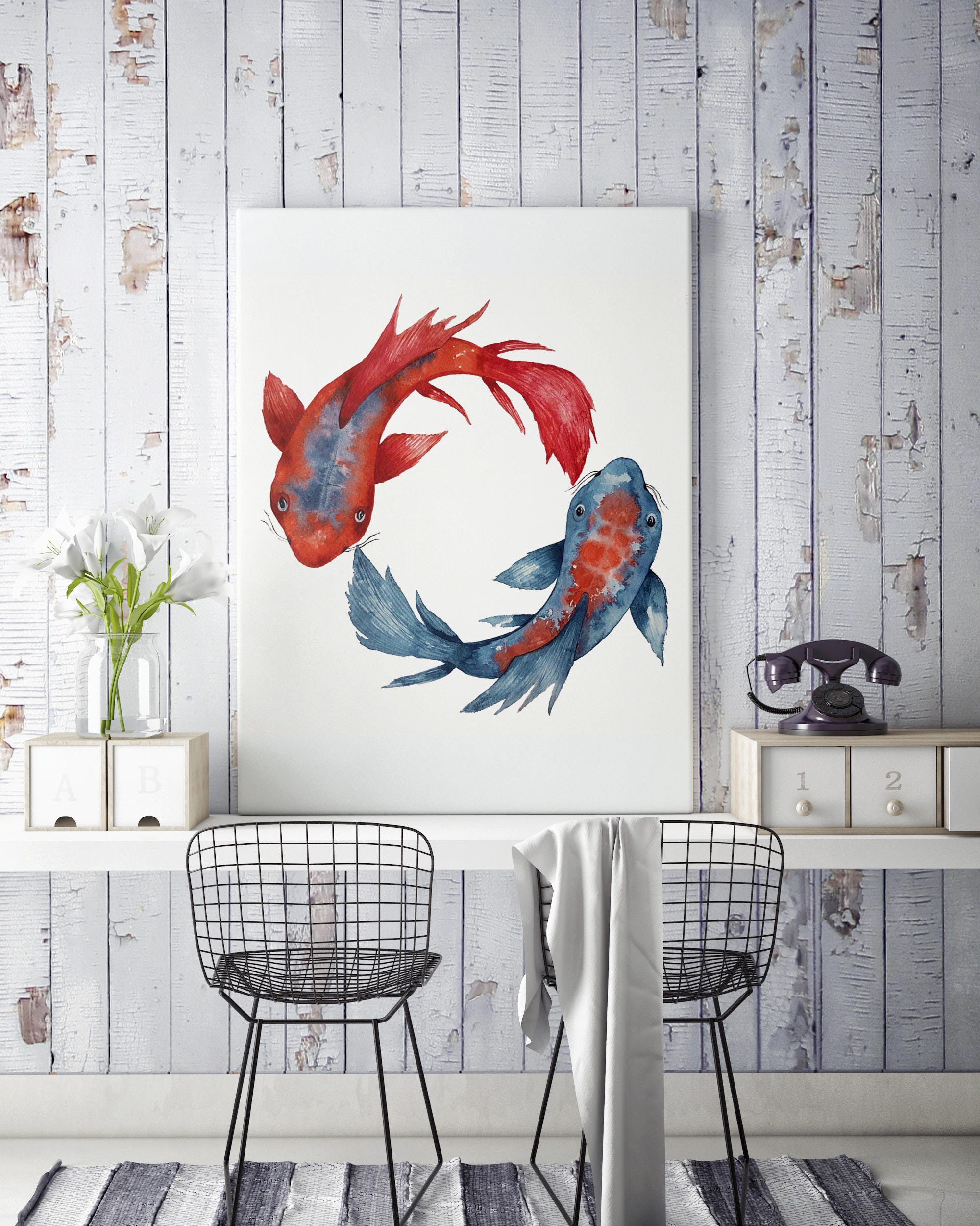 Yin Yang Koi Fish Yin Yang Koi Fish
