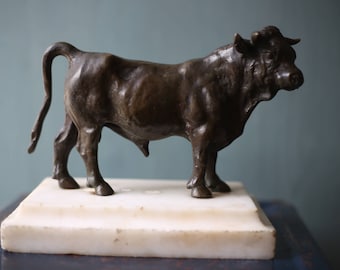 Statue bronze animal vintage 1900