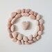 Sea Stones, Beach Pebbles, Flat Stones, Rose Pebbles, Small Stones, Smooth Pebbles, 34 psc, I-163