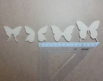 Set of 4 butterflies