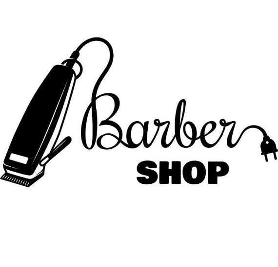 Barber Logo 2 Salon Shop Haircut Hair  Cut Groom Grooming