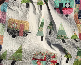 quilt, PDF,quilt pattern, camper