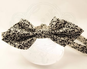 Liberty black and white bowtie