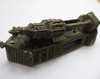 VINTAGE Religious Tower Door Knocker Rd 565021 1910