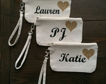 Custom Wristlet/Pouch. Personalized Wristlet. Personalized Purse. Christmas Gift; Holiday Gift; Stocking Stuffer; Birthday Gift