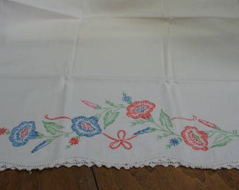 Vintage Bedding Re-Mix Embroidered Pillowcase