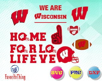 Wisconsin Badgers svg,dxf,png Cutfiles/Wisconsin Badgers vectors for Cricut, Silhouette,clip art...etc