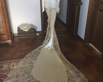 Stunning 1930s Wedding Gown Overcoat