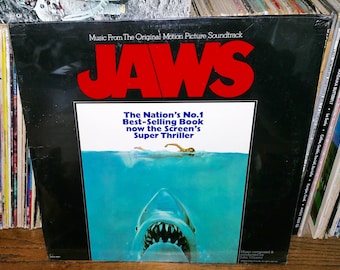 Jaws Vintage Vinyl Motion Picture Soundtrack Record SEALED