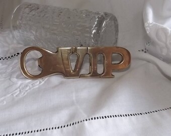 Brass Bottle Opener VIP Bottle Opener Bar Tool, Festival, Restaurant Equipment