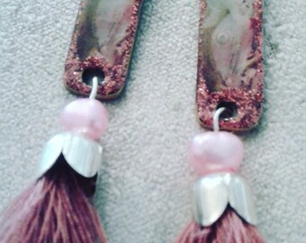 Romantic ceramic earrings