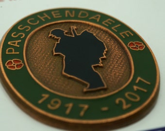WW1 1917-2017 Battle Of Passchendaele Enamel Badge