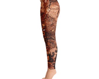 Forest Leggings - Tree Yoga Leggings - Women's Leggings - Quality Leggings - FlyDesignStore