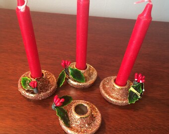 Small Holt Howard candlestick holders