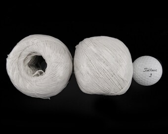 500 Foot White String Roll - CLOSEOUT - Eco-Friendly White Paper Twine Rope Roll - 170 Yards