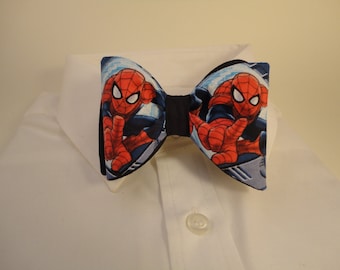 Spiderman in Action Bow Tie