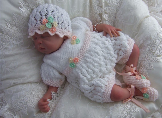 Baby Girls Knitting Pattern Download PDF Knitting Pattern