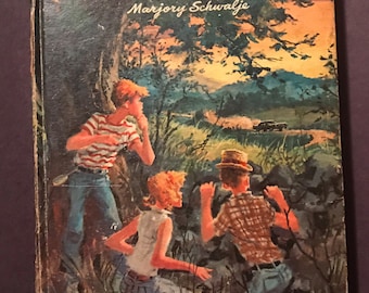 Mystery at Redtop Hill by Marjory Schwalje illustrated by Charles Geer 1965 vintage hardcover book Whitman Publishing