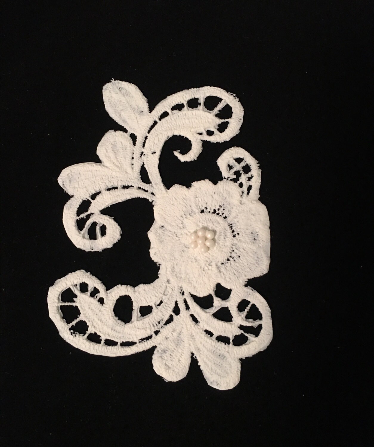 Ready To Use: 3x Edible Sugar Lace Applique Edible Lace