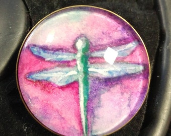 Hot Pink Dragonfly
