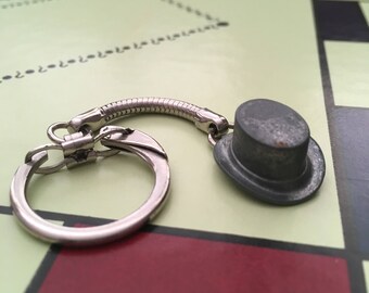 Top Hat Vintage Monopoly Keyring / Keychain