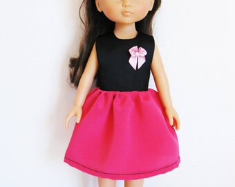 Handmade Doll Clothes Dress fits 13" Corolle Les Cheries Dolls Handcraft 7