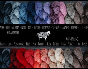 PREORDER Casapinka MKAL Crown Wools Kit Mini Skeins Micro Skeins Fingering Weight Yarn