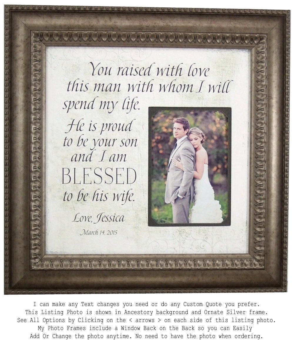 Wedding Gift for In Laws Mother of the Groom Gift from Bride