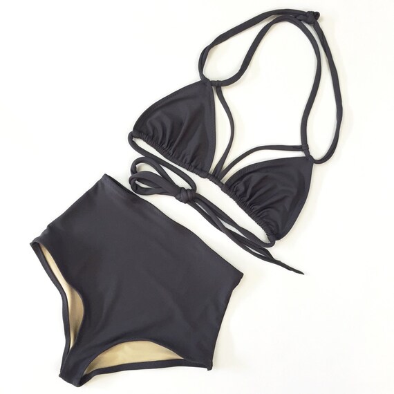 Strappy High waist swimsuit MORE COLORS