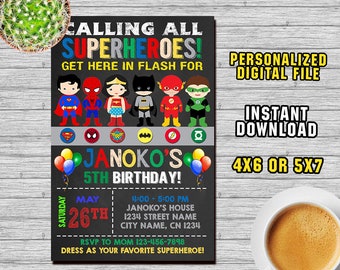 superhero superhero invitation superhero party superhero birthday superhero printable its time