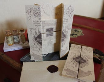 Harry Potter Marauders Map Wedding Invitations!