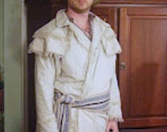 Duck Canvas Caped Frock Coat Longhunter Mountain Man Rendezvous