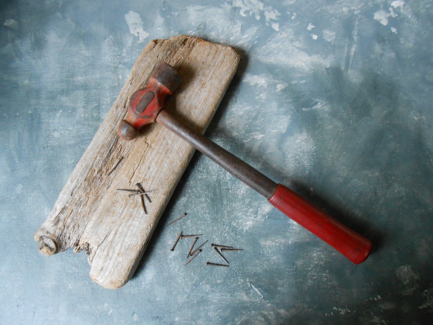 Vintage Teco Master Ball Peen Hammer Machinist Mechanic