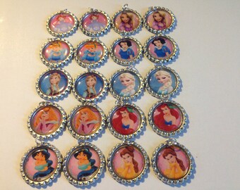 Disney Bottle Caps. Lot of 25. Amazing Party Gift. Only Few Left!!!!! Must Buy!