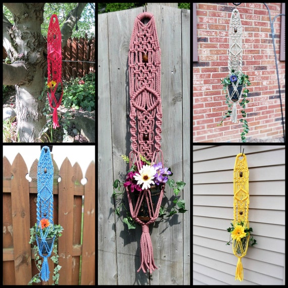 Wall Hanging Planter Small Macrame Plant Hanger Macrame